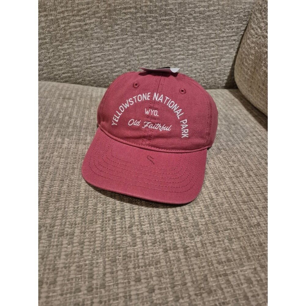 Yellowstone Parks Womens Baseball Cap, One Size , Red